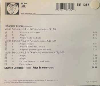 CD Szymon Goldberg: Violin Sonatas 332230