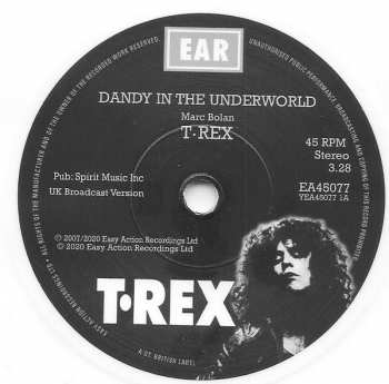 SP T. Rex: Dandy In The Underworld / The Soul Of My Suit CLR 330225