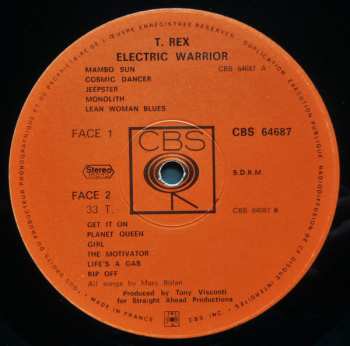 LP T. Rex: Electric Warrior 505897