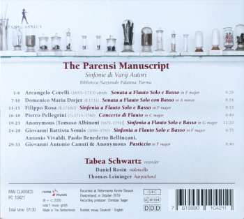 CD Tabea Schwartz: The Parensi Manuscript 460091
