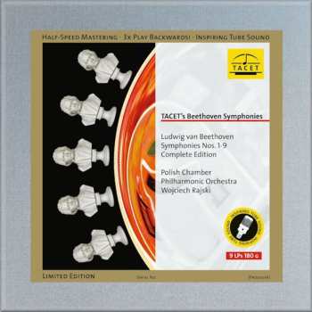 9LP/Box Set Ludwig van Beethoven: TACET's Beethoven Symphonies (Symphonies Nos. 1-9 Complete Edition) LTD | NUM 417460