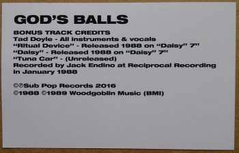 LP Tad: God's Balls LTD | CLR 243622