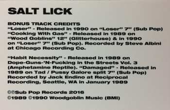 CD Tad: Salt Lick DLX 14259