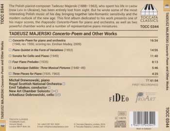 CD Tadeusz Majerski: Concerto-Poem And Other Works 423642