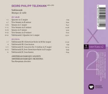 2CD Georg Philipp Telemann: Tafelmusik 35532