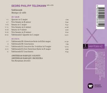 2CD Georg Philipp Telemann: Tafelmusik