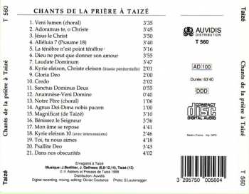 CD Taizé: Chants De La Prière A Taizé 175340