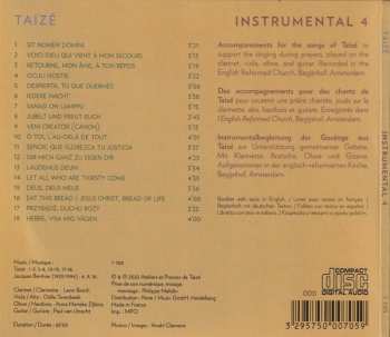 CD Taizé: Instrumental 4 474107