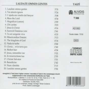 CD Taizé: Laudate Omnes Gentes 233449