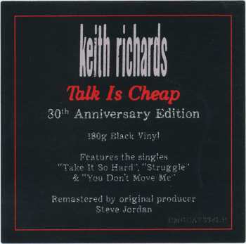 LP Keith Richards: Talk Is Cheap 35648