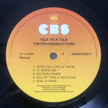 LP The Psychedelic Furs: Talk Talk Talk 35651