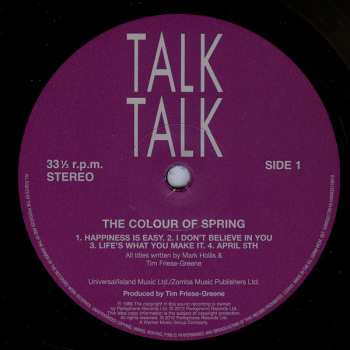 LP/DVD Talk Talk: The Colour Of Spring 7566
