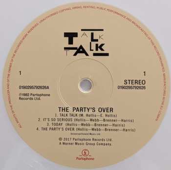 LP Talk Talk: The Party's Over CLR 383833