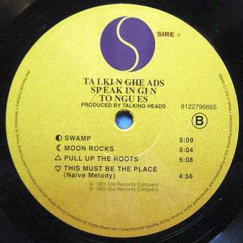 LP Talking Heads: Speaking In Tongues 381788