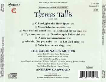 CD Thomas Tallis: Salve Intemerata 456364