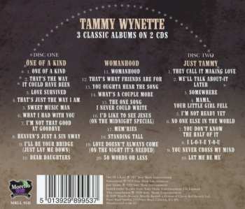 2CD Tammy Wynette: One Of A Kind + Womanhood + Just Tammy 91110