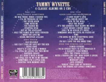 2CD Tammy Wynette: Only Lonely Sometimes + Soft Touch + Good Love And Heartbreak + Even The Strong Get Lonely 106112