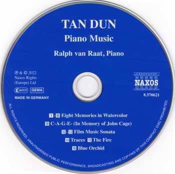 CD Tan Dun: Piano Music 301358