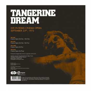2LP Tangerine Dream: Live In Reims Cinema Opera, September 23rd, 1975 LTD | CLR 388823