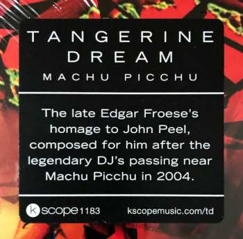 LP Tangerine Dream: Machu Picchu 410458