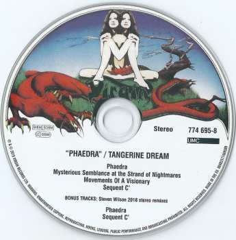 CD Tangerine Dream: Phaedra 27786