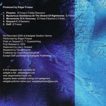 CD Tangerine Dream: Phaedra Revisited (35th Anniversary Edition)