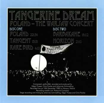 2CD Tangerine Dream: Poland (The Warsaw Concert) 114835