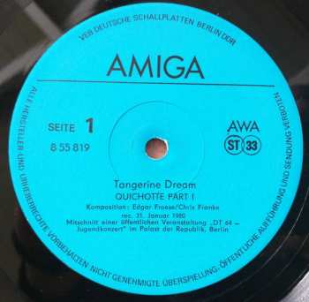 LP Tangerine Dream: Tangerine Dream 338445