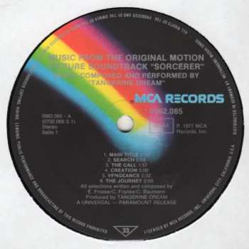 LP Tangerine Dream: Sorcerer