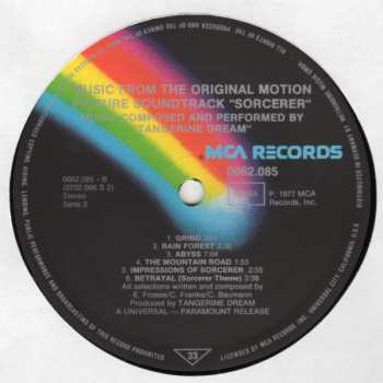 LP Tangerine Dream: Sorcerer