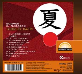 CD Tangerine Dream: Summer In Nagasaki 455008