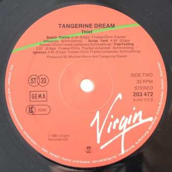 LP Tangerine Dream: Thief