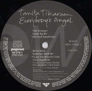 LP Tanita Tikaram: Everybody's Angel 340134