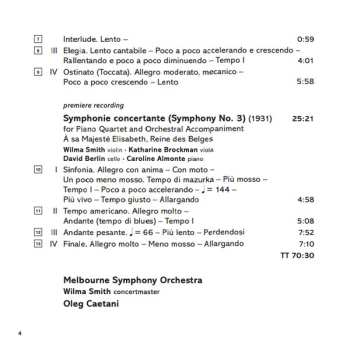 SACD Alexandre Tansman: Symphonies Vol.3, On The Symphonic Edge 447898