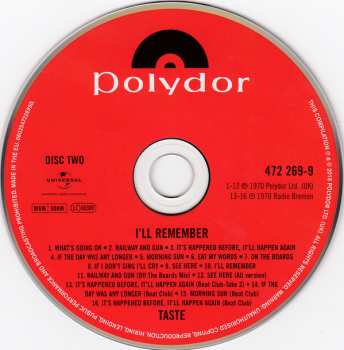 4CD Taste: I'll Remember 119819