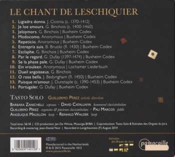 CD Tasto Solo: Le Chant De Leschiquier 305290