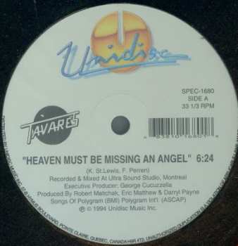 Album Tavares: Heaven Must Be Missing An Angel / More Than A Woman