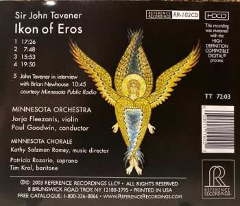 CD John Tavener: Ikon Of Eros 377194