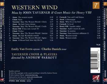 CD John Taverner: Western Wind : Mass By John Taverner & Court Music For Henry VIII 422025