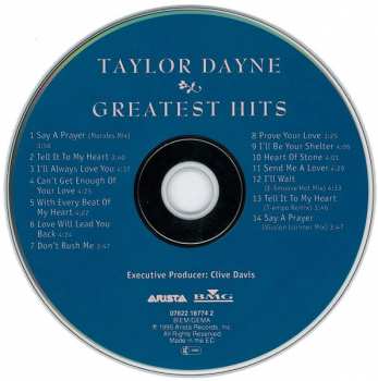 CD Taylor Dayne: Greatest Hits 413109