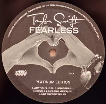 2LP Taylor Swift: Fearless (Platinum Edition) 377742