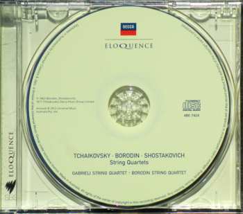 CD Pyotr Ilyich Tchaikovsky: String Quartet No. 1 • String Quartet No. 2 • String Quartet No. 8
