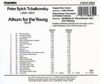 CD Pyotr Ilyich Tchaikovsky: Album for the Young, Op. 39 455743