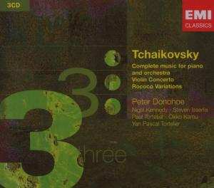 CD Pyotr Ilyich Tchaikovsky: Complete Music For Piano And Orchestra - Violin Concerto - Rococò Variations 521087