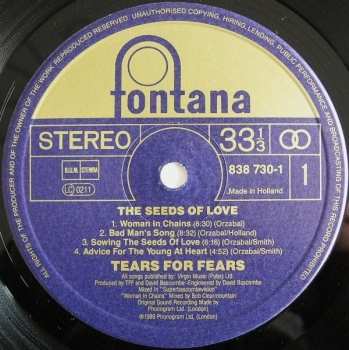 LP Tears For Fears: The Seeds Of Love 540661