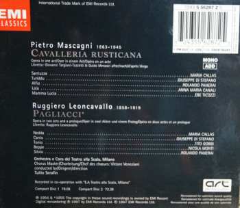 2CD Teatro Alla Scala: Cavalleria Rusticana / Pagliacci 469698