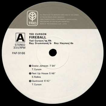 CD Ted Curson: Fireball