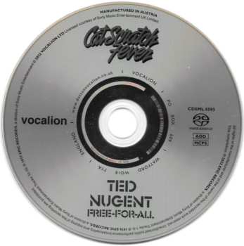 SACD Ted Nugent: Free-For-All & Cat Scratch Fever 471863