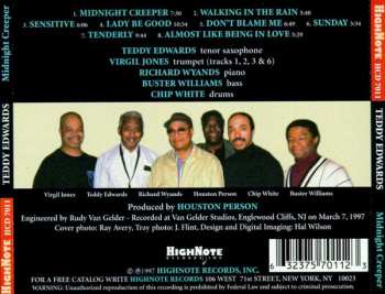 CD Teddy Edwards: Midnight Creeper 492796