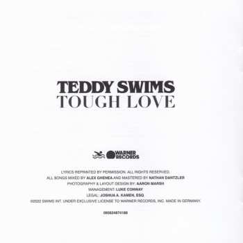 CD Teddy Swims: Tough Love 379750